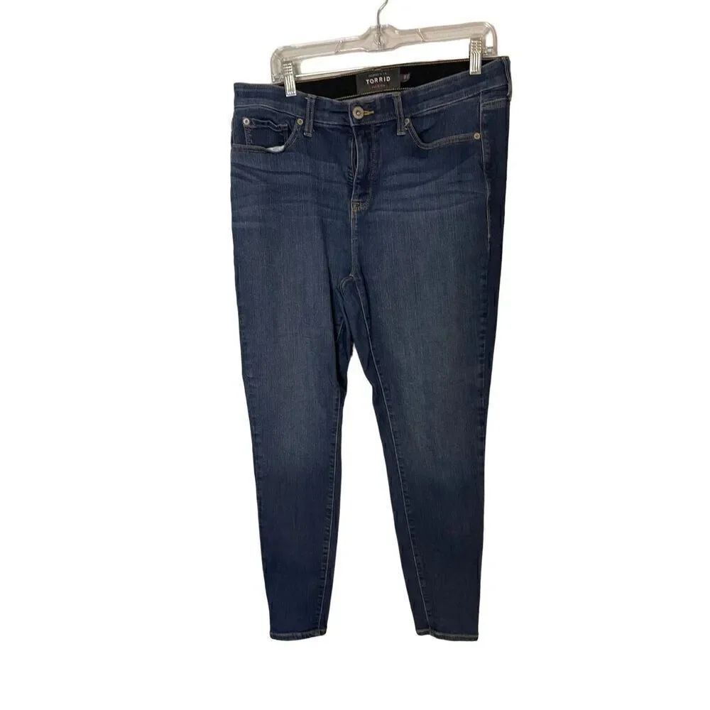 Torrid Premium Dark Wash Skinny Jeans Size 16R
